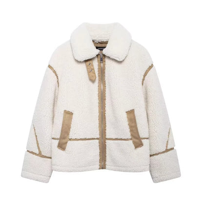 Teddy Shearling Bomber